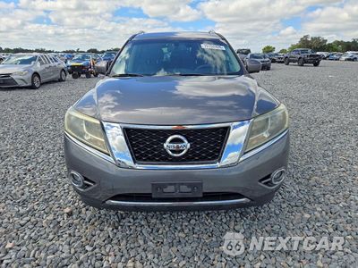 Piąte zdjęcie samochodu w środku: 2016 NISSAN PATHFINDER SL VIN:5N1AR2MMXGC654186 - miniatura