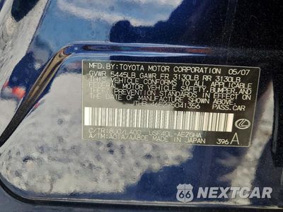 Zdjęcie 12 z 12 samochodu: 2007 LEXUS LS 460 VIN:JTHBL46F275041356 - miniatura