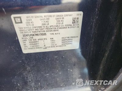 Zdjęcie 12 z 12 samochodu: 2017 CHEVROLET EQUINOX LT VIN:2GNFLFEK7H6176505 - miniatura