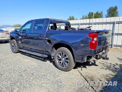 Drugie zdjęcie samochodu z przodu: 2024 CHEVROLET SILVERADO K1500 LT VIN:1GCUDDE80RZ247801 - miniatura