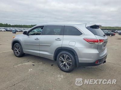 Drugie zdjęcie samochodu z przodu: 2016 TOYOTA HIGHLANDER XLE VIN:5TDJKRFH2GS324333 - miniatura