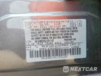 Zdjęcie 12 z 12 samochodu: 2020 NISSAN SENTRA SV VIN:3N1AB8CVXLY251187 - miniatura