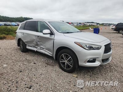 Czwarte zdjęcie samochodu z boku: 2017 INFINITI QX60 BASE VIN:5N1DL0MN6HC550999 - miniatura