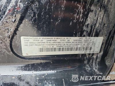 Zdjęcie 12 z 12 samochodu: 2009 VOLKSWAGEN JETTA SE VIN:3VWRM71K49M133775 - miniatura