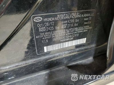Zdjęcie 12 z 12 samochodu: 2013 HYUNDAI SONATA GLS VIN:5NPEB4AC3DH632919 - miniatura