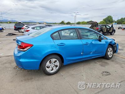 Trzecie zdjęcie samochodu z tyłu: 2015 HONDA CIVIC LX VIN:19XFB2F50FE248512 - miniatura