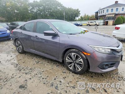 Czwarte zdjęcie samochodu z boku: 2018 HONDA CIVIC EX VIN:19XFC1F34JE201014 - miniatura