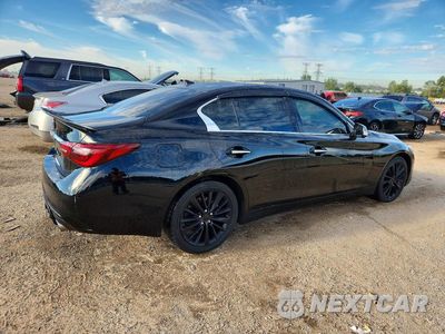 Trzecie zdjęcie samochodu z tyłu: 2018 INFINITI Q50 3.0T LUXE VIN:JN1EV7AR0JM440164 - miniatura