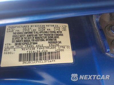 Zdjęcie 13 z 13 samochodu: 2012 NISSAN VERSA 1.8 S VIN:3N1BC1CPXCL371644 - miniatura
