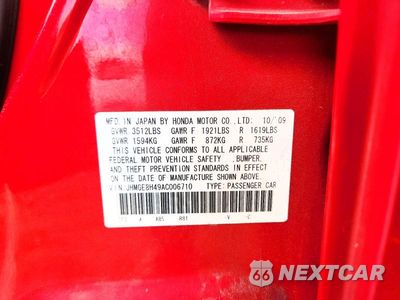 Zdjęcie 12 z 12 samochodu: 2010 HONDA FIT SPORT VIN:JHMGE8H49AC006710 - miniatura