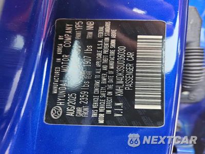 Zdjęcie 12 z 12 samochodu: 2025 HYUNDAI ELANTRA N BASE VIN:KMHLW4DK3SU036030 - miniatura