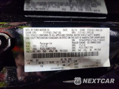 Zdjęcie 12 z 12 samochodu: 2016 FORD C-MAX PREMIUM SEL VIN:1FADP5CU1GL114323 - miniatura