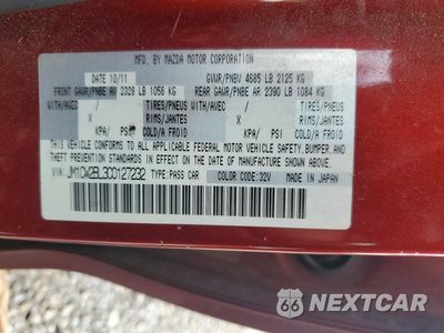 Zdjęcie 13 z 13 samochodu: 2012 MAZDA 5 VIN:JM1CW2BL3C0127232 - miniatura