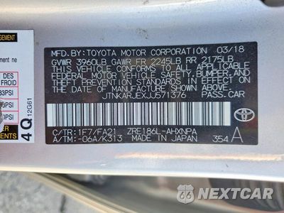 Zdjęcie 12 z 12 samochodu: 2018 TOYOTA COROLLA IM BASE VIN:JTNKARJEXJJ571376 - miniatura