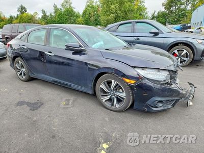 Czwarte zdjęcie samochodu z boku: 2017 HONDA CIVIC TOURING VIN:19XFC1F95HE026531 - miniatura
