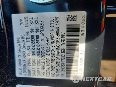 Zdjęcie 12 z 12 samochodu: 2025 HONDA CR-V EXL VIN:2HKRS3H77SH313976 - miniatura
