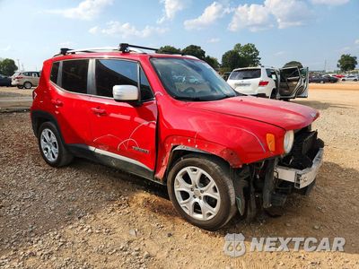 Czwarte zdjęcie samochodu z boku: 2017 JEEP RENEGADE LIMITED VIN:ZACCJADB2HPF59471 - miniatura
