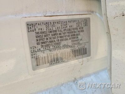 Zdjęcie 12 z 12 samochodu: 2020 NISSAN SENTRA SV VIN:3N1AB8CV6LY228957 - miniatura