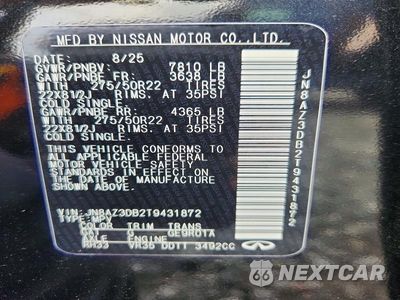Zdjęcie 13 z 13 samochodu: 2026 INFINITI QX80 SPORT VIN:JN8AZ3DB2T9431872 - miniatura