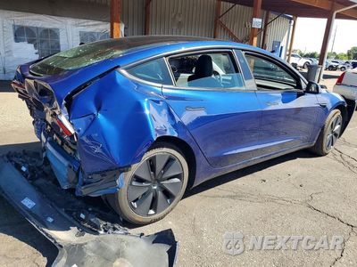Trzecie zdjęcie samochodu z tyłu: 2025 TESLA MODEL 3 VIN:5YJ3E1EA9SF906500 - miniatura