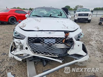 Piąte zdjęcie samochodu w środku: 2020 GENESIS G70 ELITE VIN:KMTG34LA5LU055673 - miniatura