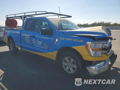Czwarte zdjęcie samochodu z boku: 2021 FORD F150 SUPER CAB VIN:1FTEX1C52MKE56610 - miniatura