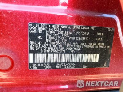 Zdjęcie 13 z 13 samochodu: 2024 TOYOTA RAV4 XLE PREMIUM VIN:2T3C1RFVXRW325779 - miniatura