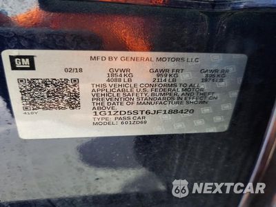 Zdjęcie 13 z 13 samochodu: 2018 CHEVROLET MALIBU LT VIN:1G1ZD5ST6JF188420 - miniatura
