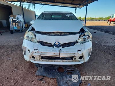 Piąte zdjęcie samochodu w środku: 2012 TOYOTA PRIUS TWO VIN:JTDKN3DUXC1520634 - miniatura