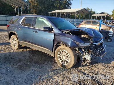 Czwarte zdjęcie samochodu z boku: 2023 CHEVROLET TRAVERSE LT VIN:1GNEVGKW0PJ132270 - miniatura