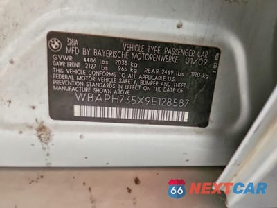 Zdjęcie 12 z 12 samochodu: 2009 BMW 3ER 328 I VIN:WBAPH735X9E128587 - miniatura