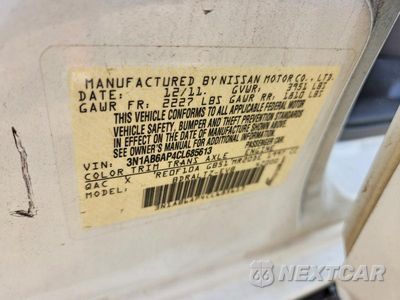 Zdjęcie 13 z 13 samochodu: 2012 NISSAN SENTRA 2.0 VIN:3N1AB6AP4CL685613 - miniatura