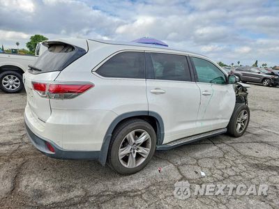 Trzecie zdjęcie samochodu z tyłu: 2016 TOYOTA HIGHLANDER LIMITED PLATINUM VIN:5TDDKRFHXGS280966 - miniatura