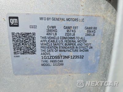 Zdjęcie 13 z 13 samochodu: 2022 CHEVROLET MALIBU LT VIN:1G1ZD5ST3NF123532 - miniatura