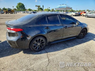 Trzecie zdjęcie samochodu z tyłu: 2022 TOYOTA COROLLA SE NIGHTSHADE EDITION VIN:5YFS4MCE6NP111998 - miniatura