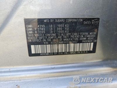 Zdjęcie 12 z 12 samochodu: 2017 SUBARU IMPREZA SPORT VIN:4S3GTAM6XH3750462 - miniatura