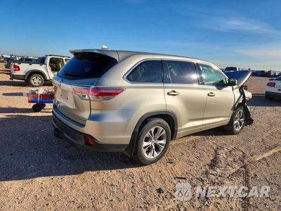 Trzecie zdjęcie samochodu z tyłu: 2015 TOYOTA HIGHLANDER LE PLUS VIN:5TDBKRFH3FS109076 - miniatura