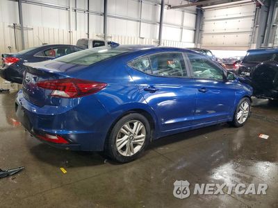 Trzecie zdjęcie samochodu z tyłu: 2020 HYUNDAI ELANTRA SEL VIN:5NPD84LF7LH560123 - miniatura