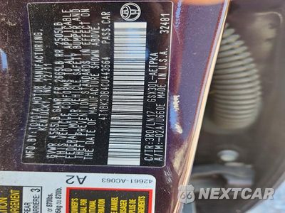 Zdjęcie 12 z 12 samochodu: 2012 TOYOTA AVALON LIMITED VIN:4T1BK3DB4CU443664 - miniatura