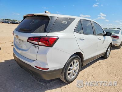 Trzecie zdjęcie samochodu z tyłu: 2022 CHEVROLET EQUINOX LS VIN:3GNAXHEV6NS154612 - miniatura