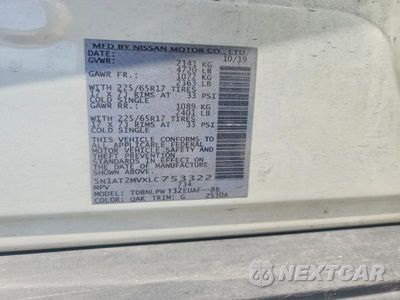 Zdjęcie 12 z 12 samochodu: 2020 NISSAN ROGUE S VIN:5N1AT2MVXLC753322 - miniatura