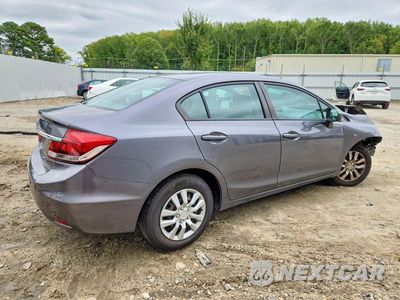 Trzecie zdjęcie samochodu z tyłu: 2015 HONDA CIVIC LX VIN:19XFB2F51FE287237 - miniatura