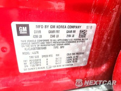Zdjęcie 13 z 13 samochodu: 2014 BUICK ENCORE VIN:KL4CJASB7EB616489 - miniatura