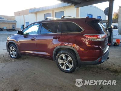 Drugie zdjęcie samochodu z przodu: 2015 TOYOTA HIGHLANDER LIMITED VIN:5TDDKRFH1FS114673 - miniatura