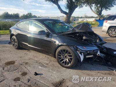 Czwarte zdjęcie samochodu z boku: 2026 TESLA MODEL 3 VIN:5YJ3E1EA0TF170807 - miniatura