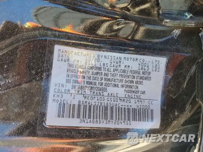 Zdjęcie 12 z 12 samochodu: 2021 NISSAN SENTRA SR VIN:3N1AB8DV3MY204955 - miniatura