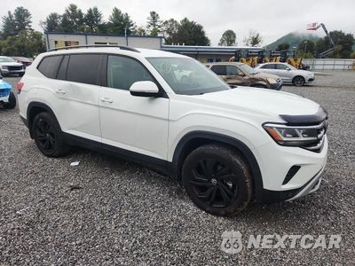Czwarte zdjęcie samochodu z boku: 2022 VOLKSWAGEN ATLAS SE VIN:1V2HR2CA9NC523501 - miniatura