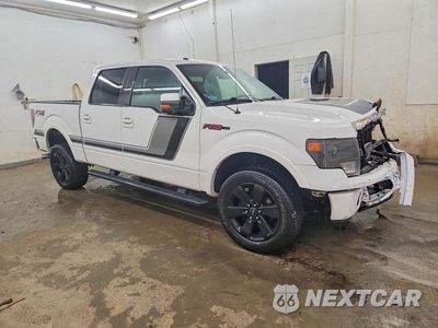 Czwarte zdjęcie samochodu z boku: 2014 FORD F150 SUPERCREW VIN:1FTFW1EF3EFB85158 - miniatura