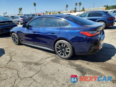 Drugie zdjęcie samochodu z przodu: 2022 BMW I4 M50 VIN:WBY33AW02NFM62368 - miniatura