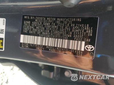 Zdjęcie 12 z 12 samochodu: 2026 TOYOTA COROLLA SE VIN:5YFS4MCE9TP257390 - miniatura